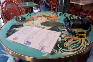 Table in a Cafe