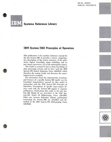 Picture of IBM Manual