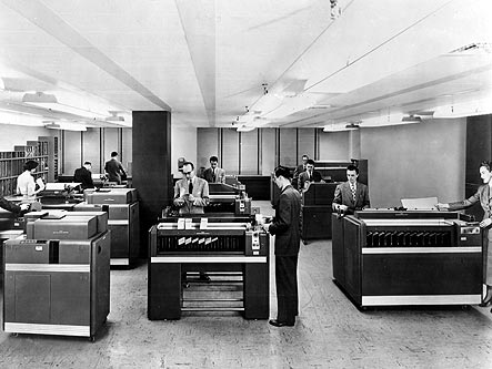 Picture of IBM Punch Card Machines